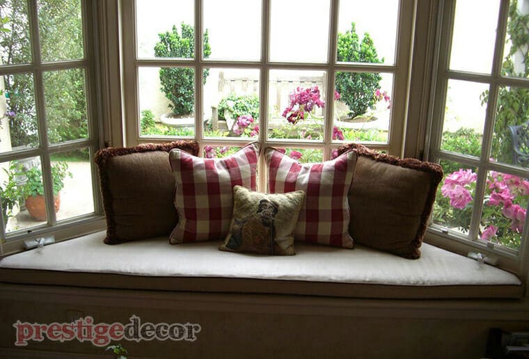Custom Indoor Bay Window Cushions