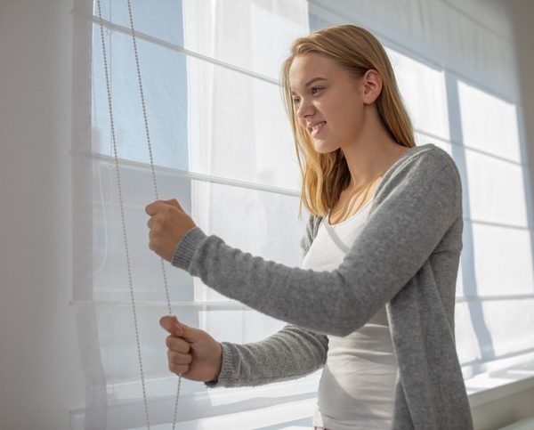 curtains on top of blinds