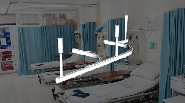hospital curtain tracks 1