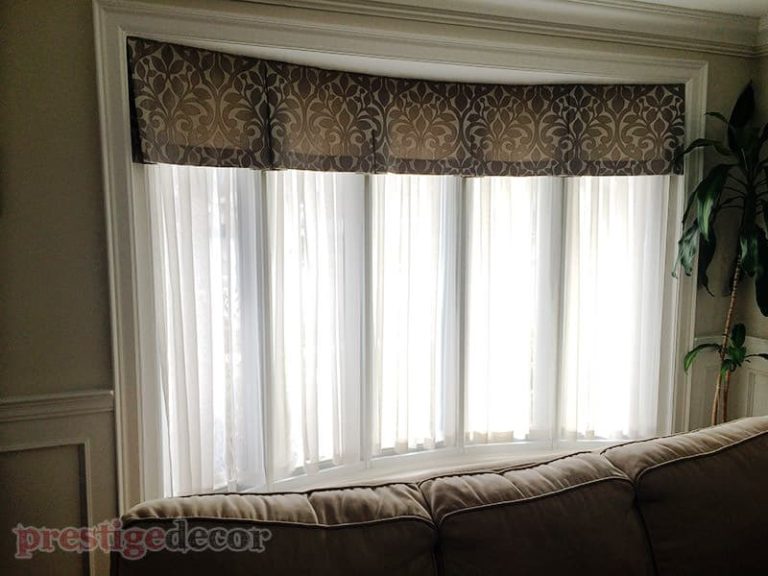 sheer curtains with valance