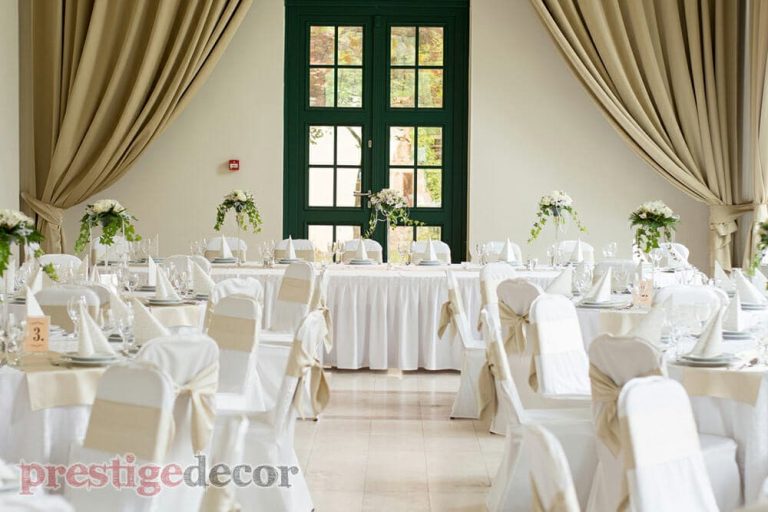 wedding reception window treatments