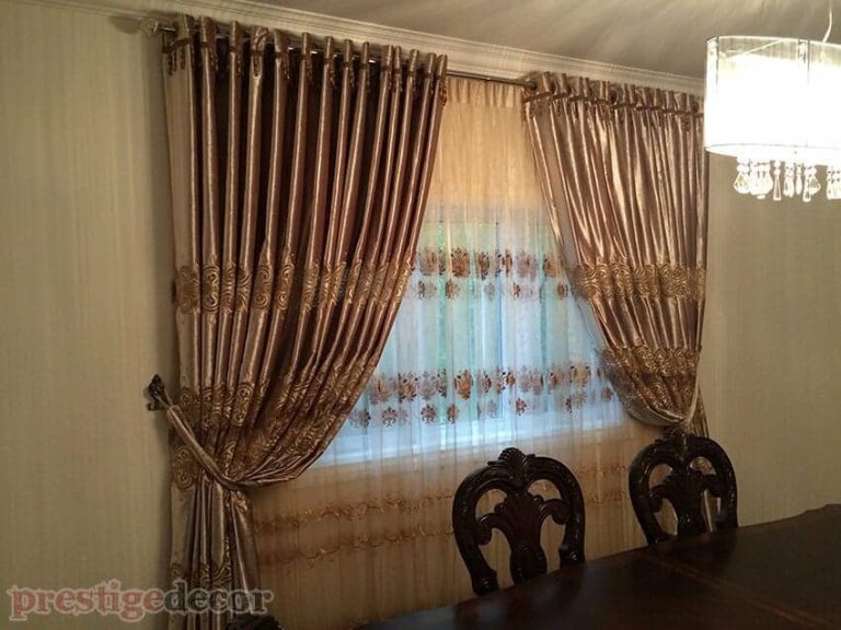 Dining room curtains with sheers
