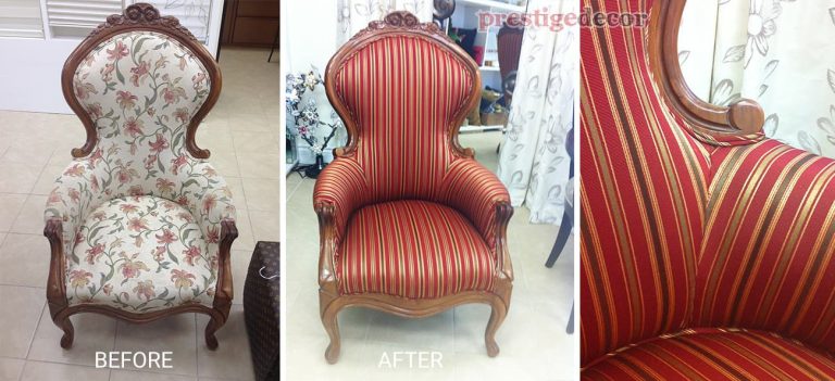 Arm bergere chair upholstery l
