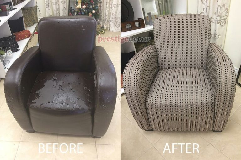 1 arm chair upholstery before