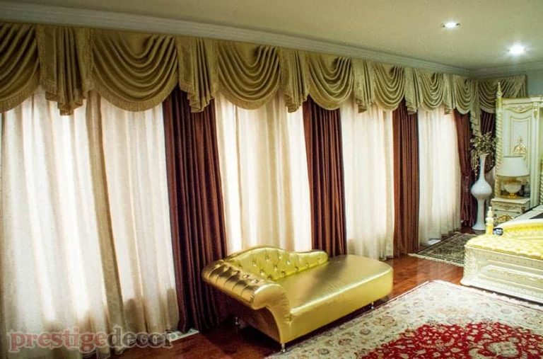 custom curtains with swags 2
