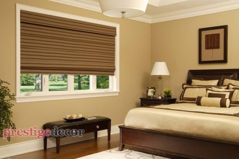Match your existing interior with our roman blinds. Choose from a large variety of fabric colours