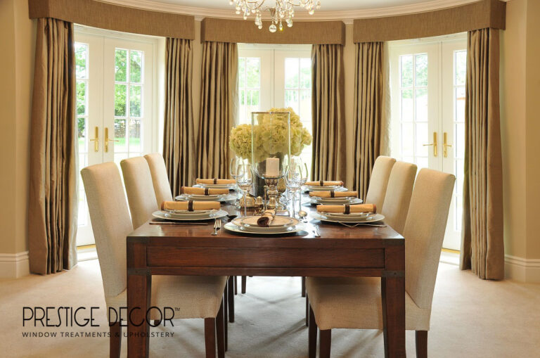 Dining Room Custom Drapery Oakville