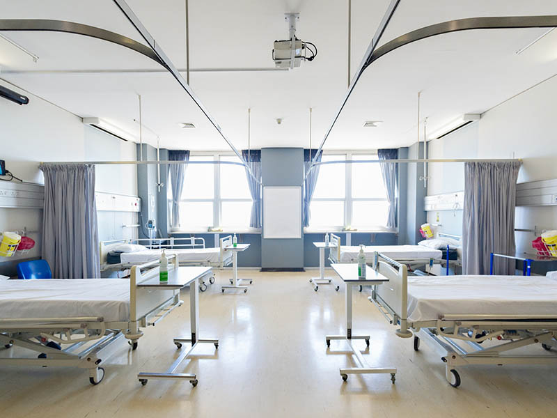 Hospital Curtain Installation